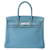 Hermès Birkin 30 Blue Leather  ref.1441009