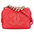 Chanel Matelassé Red Leather  ref.1441087