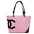 Chanel Cambon Rosa Couro  ref.1441294