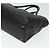Borsa Tote CHANEL Executive Turn Lock in pelle caviar nera CC Auth bs15381 Nero - vista 17