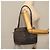 BALLY Borsa a Spalla in Pelle Grigia Auth yb580 Marrone - vista 22