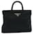 PRADA Hand Bag Nylon Navy Auth yk13223 Navy blue  ref.1441443