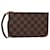 LOUIS VUITTON Pouch Neverfull PM Damier Ebene Auth LV 79022  ref.1441445