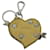 Saffiano PRADA Key Holder Safiano leather Yellow Auth ac3109  ref.1441505