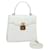 Bolsa de mão em couro GUCCI Ready Lock 2 vias branca Auth 79683 Branco  ref.1441568