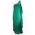 Prabal Gurung Emerald Ein-Schulter-Seidenkleid Grün