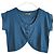 Bottega Veneta Hellblaues Cache-Coeur aus Baumwollstrick