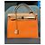 Hermès Herbag 31 PM Arancione in Tela e Pelle - vista 2