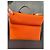 Hermès Herbag 31 PM Arancione in Tela e Pelle - vista 7