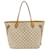 Louis Vuitton Neverfull MM Blanco Lienzo  ref.1441967