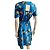 Diane Von Furstenberg Vestido envolvente de seda DvF "Silese Tile" Azul Multicolor - vista 3