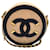 Timeless Chanel CC Filigrana Bege Couro  ref.1442072