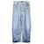 Pantalons en denim Trompe L'oeil Balenciaga en coton bleu clair  ref.1442443