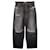 Jean Balenciaga Super Baggy Destroyed Faded en coton gris  ref.1442469