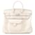 Hermès White Toile Goeland Swift Cargo Birkin 25 Cream Leather Pony-style calfskin  ref.1442848