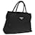 PRADA Hand Bag Nylon Black Auth bs15378  ref.1442953