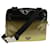 PRADA Shoulder Bag Patent leather Gold Tone Black Auth 78080  ref.1443019