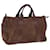 Autre Marque BOTTEGA VENETA Hand Bag Suede Brown Auth bs15474  ref.1443052