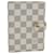 LOUIS VUITTON Damier Azur Agenda PM Day Planner Cover R20706 LV Auth 78886  ref.1443078