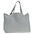 Céline CELINE Horizontal Cabas Tote Bag aus Leder in Hellblau Auth mr333  ref.1443100