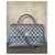 Chanel Borsa a flap grande Coco Handle Grigio - vista 2