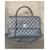 Chanel Borsa a flap grande Coco Handle Grigio - vista 4