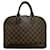 Brown Louis Vuitton Damier Ebene Alma PM Handbag Leather  ref.1443276