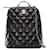 Black Chanel Shiny Calfskin My Pocket Backpack Leather  ref.1443302