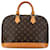 Brown Louis Vuitton Monogram Alma PM Handbag Leather  ref.1443364