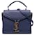 Blue Saint Laurent Mini Grain De Poudre Cassandra Handtasche Blau Leder  ref.1443399