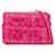 Pink Chanel Wool Tweed Giant Logo Flap Shoulder Bag  ref.1443461