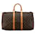 Bolsa de viagem Keepall 45 Monograma Louis Vuitton marrom Couro  ref.1443503