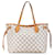 White Louis Vuitton Damier Azur Neverfull PM Tote Bag Leather  ref.1443537