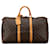 Sac de voyage Keepall 50 Monogram Louis Vuitton marron Cuir  ref.1443631