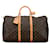 Brown Louis Vuitton Monogram Keepall 50 Travel Bag Leather  ref.1443682