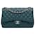 Blue Chanel Jumbo Classic Schultertasche aus Lammleder mit doppeltem Klappverschluss Blau  ref.1443712