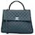 Blue Chanel Large Caviar Coco Top Handle Bag Satchel Leather  ref.1443713