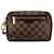 Borsa Clutch Pochette Billets Macao Damier Ebene Louis Vuitton marrone Pelle  ref.1443723