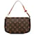 Brown Louis Vuitton Monogram Pochette Accessoires Shoulder Bag Leather  ref.1443725