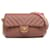 Pink Chanel Mini Rectangular Chevron Lambskin Chain Around Flap Crossbody Bag Leather  ref.1443733