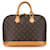 Brown Louis Vuitton Monogram Alma PM Handbag Leather  ref.1443758