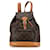 Brauner Louis Vuitton Monogram Montsouris PM Rucksack Leder  ref.1443760