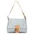 Blue Fendi Zucchino Canvas Mamma Forever Shoulder Bag Leather  ref.1443769