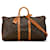 Borsa da viaggio Keepall Bandoulière 55 Monogram Louis Vuitton marrone Pelle  ref.1443782