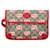 Rote Gucci GG Supreme Apple Gürteltasche Leder  ref.1443804