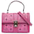 Borsa a tracolla Tracy in Visetos rosa di MCM Pelle  ref.1443918