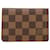 Tarjetero Louis Vuitton Damier Ebene marrón Castaño Lienzo  ref.1443965