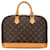 Braune Louis Vuitton Monogramm Alma PM Handtasche Leder  ref.1444034