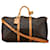 Bolsa de viagem Keepall Bandoulière 50 Monograma Louis Vuitton marrom Couro  ref.1444105