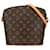 Braune Louis Vuitton Monogram Drouot Umhängetasche Leder  ref.1444192